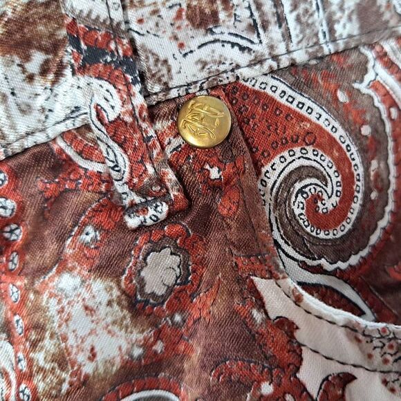 JPG Jeans by Jean Paul Gaultier Vintage 90s Paisley Flare Pants with Sid… - Picture 9 of 12